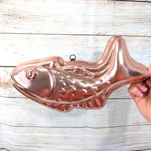Vintage West Bend Copper Fish Wall Decor
